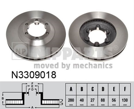 Disc Frana Nipparts Isuzu N3309018