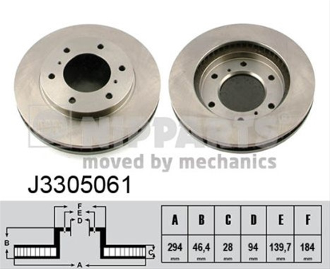 Disc Frana Nipparts Mitsubishi J3305061