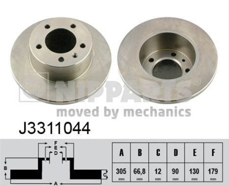 Disc Frana Nipparts Nissan J3311044