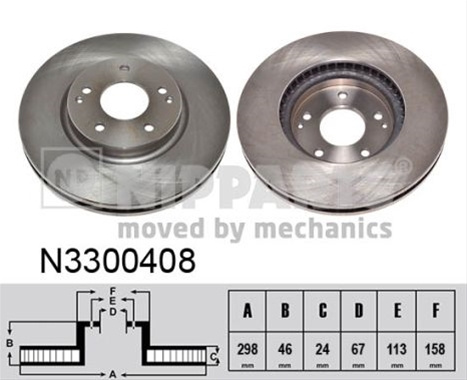 Disc Frana Nipparts Ssangyong N3300408