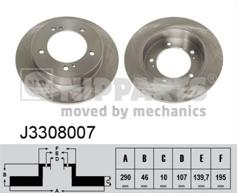 Disc Frana Nipparts Suzuki J3308007