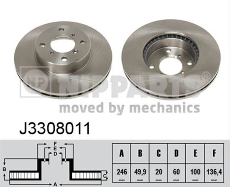 Disc Frana Nipparts Suzuki J3308011