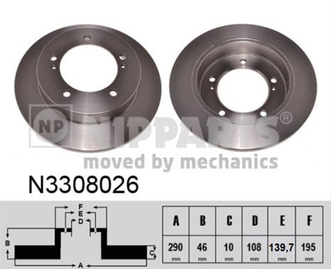 Disc Frana Nipparts Suzuki N3308026