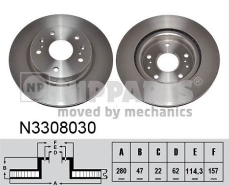 Disc Frana Nipparts Suzuki N3308030