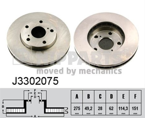 Disc Frana Nipparts Toyota J3302075