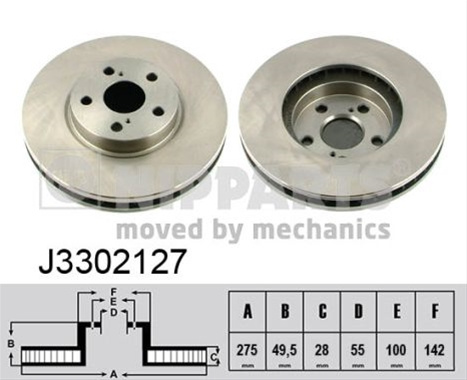 Disc Frana Nipparts Toyota J3302127