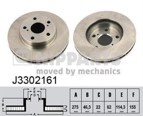 Disc Frana Nipparts Toyota J3302161