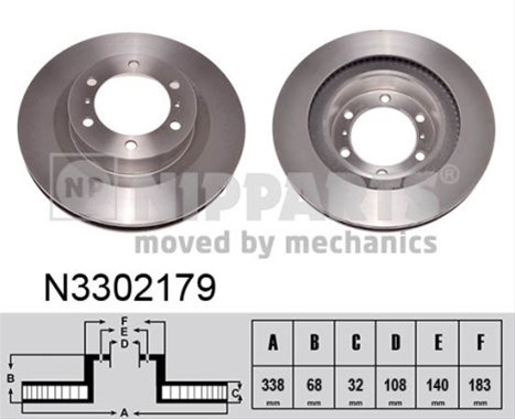 Disc Frana Nipparts Toyota N3302179