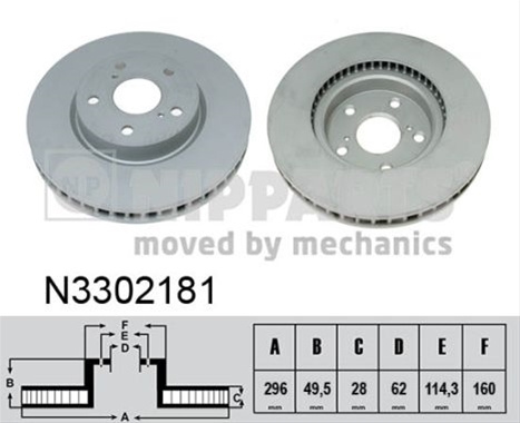 Disc Frana Nipparts Toyota N3302181