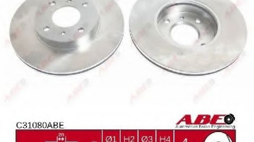 Disc frana NISSAN ALMERA II (N16) (2000 - 2016) ABE C31080ABE piesa NOUA