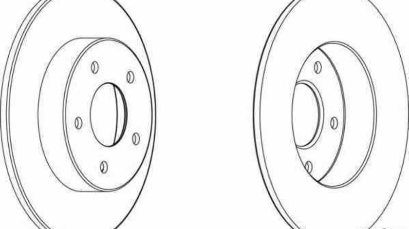 Disc frana NISSAN ALMERA TINO V10 FERODO DDF1383