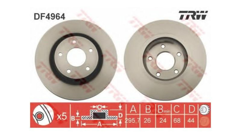 Disc frana Nissan JUKE (F15) 2010-2016 #3 0986479358