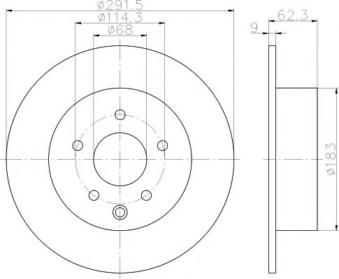 Disc frana NISSAN JUKE (F15) (2010 - 2016) TEXTAR 92237103 piesa NOUA