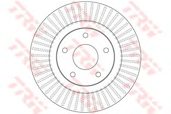 Disc frana NISSAN JUKE (F15) (2010 - 2016) TRW DF6533 piesa NOUA