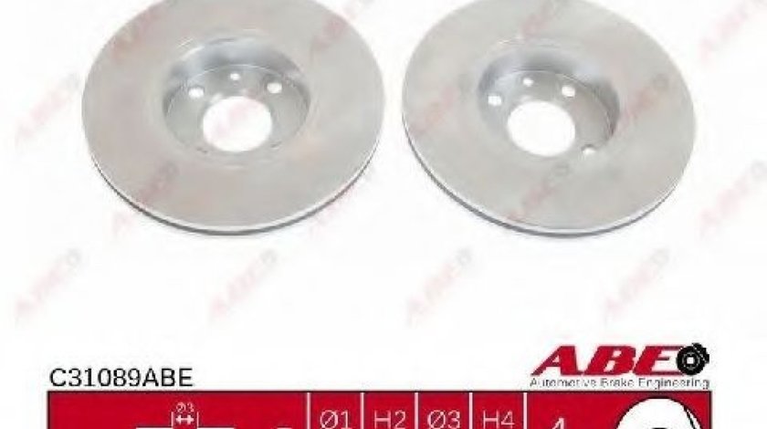 Disc frana NISSAN MICRA III (K12) (2003 - 2010) ABE C31089ABE piesa NOUA