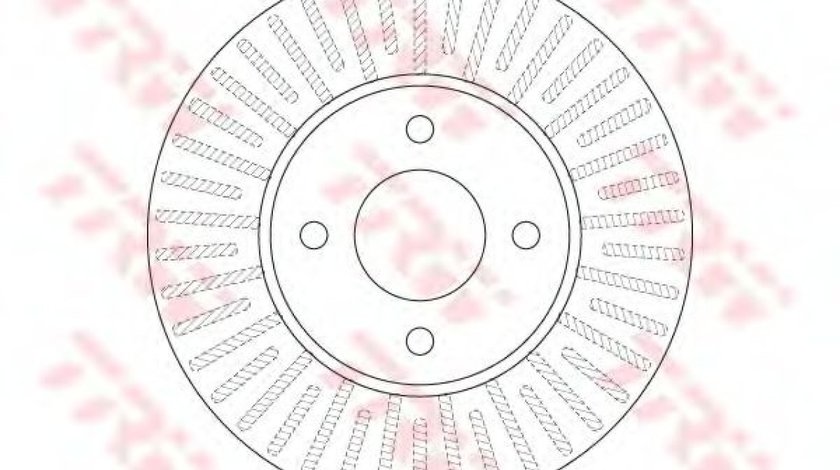 Disc frana NISSAN MICRA IV (K13) (2010 - 2016) TRW DF6430 piesa NOUA