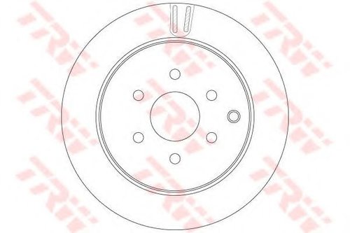 Disc frana NISSAN PATHFINDER III (R51) (2005 - 2012) TRW DF6289 piesa NOUA