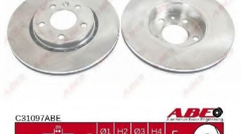 Disc frana NISSAN PRIMASTAR caroserie (X83) (2002 - 2016) ABE C31097ABE piesa NOUA