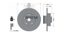 Disc frana Nissan PRIMASTAR caroserie (X83) 2002-2...