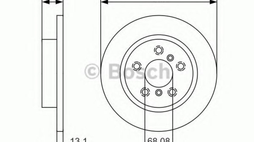 Disc frana NISSAN QASHQAI (J11) (2013 - 2016) BOSCH 0 986 479 D17 piesa NOUA