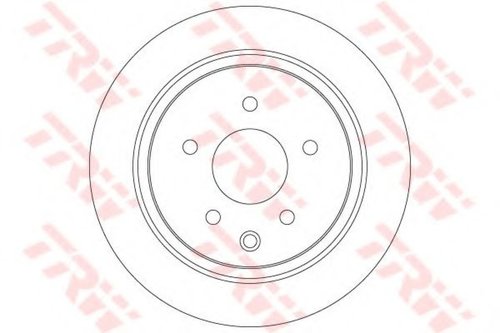 Disc frana NISSAN QASHQAI / QASHQAI +2 (J10, JJ10) (2007 - 2013) TRW DF7369 piesa NOUA