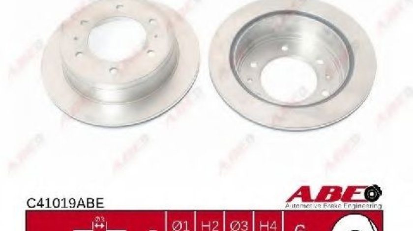 Disc frana NISSAN TERRANO II (R20) (1992 - 2007) ABE C41019ABE piesa NOUA