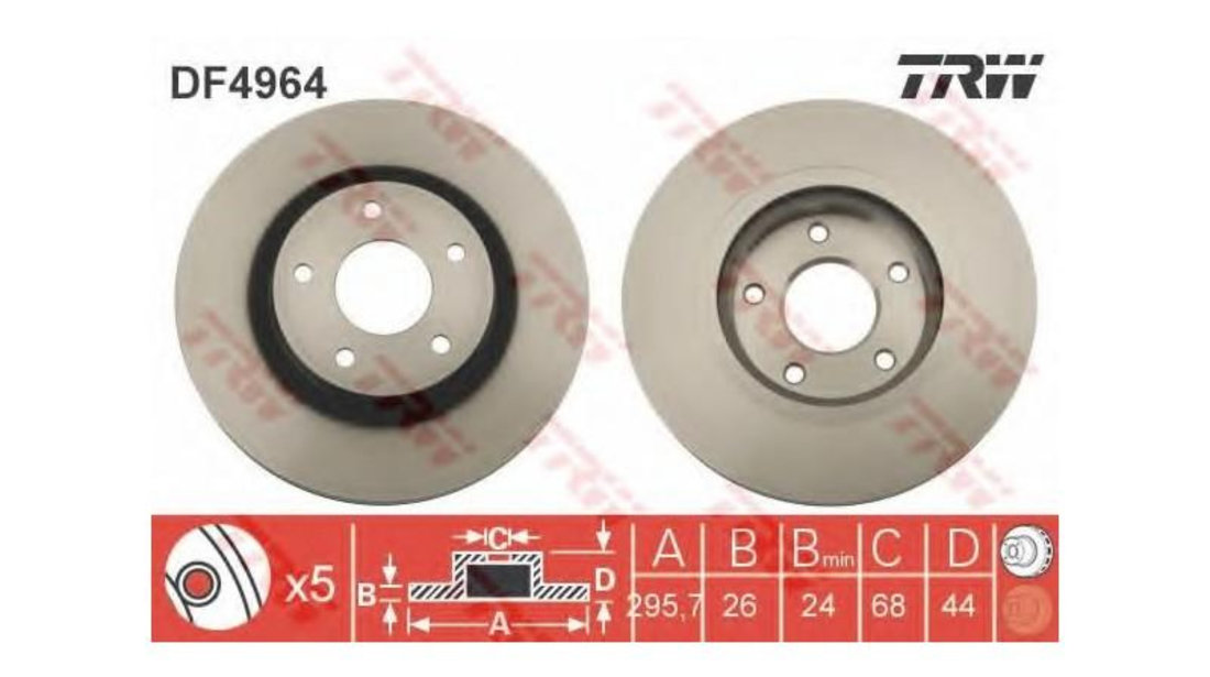 Disc frana Nissan X-TRAIL (T31) 2007-2013 #3 0986479358