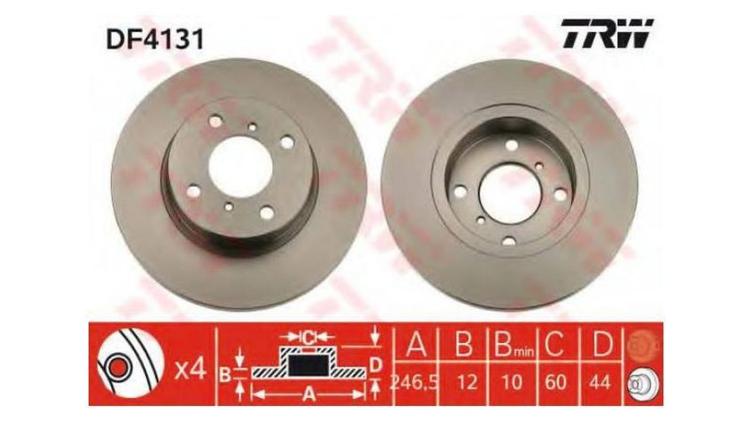 Disc frana Opel AGILA (A) (H00) 2000-2007 #2 08870510