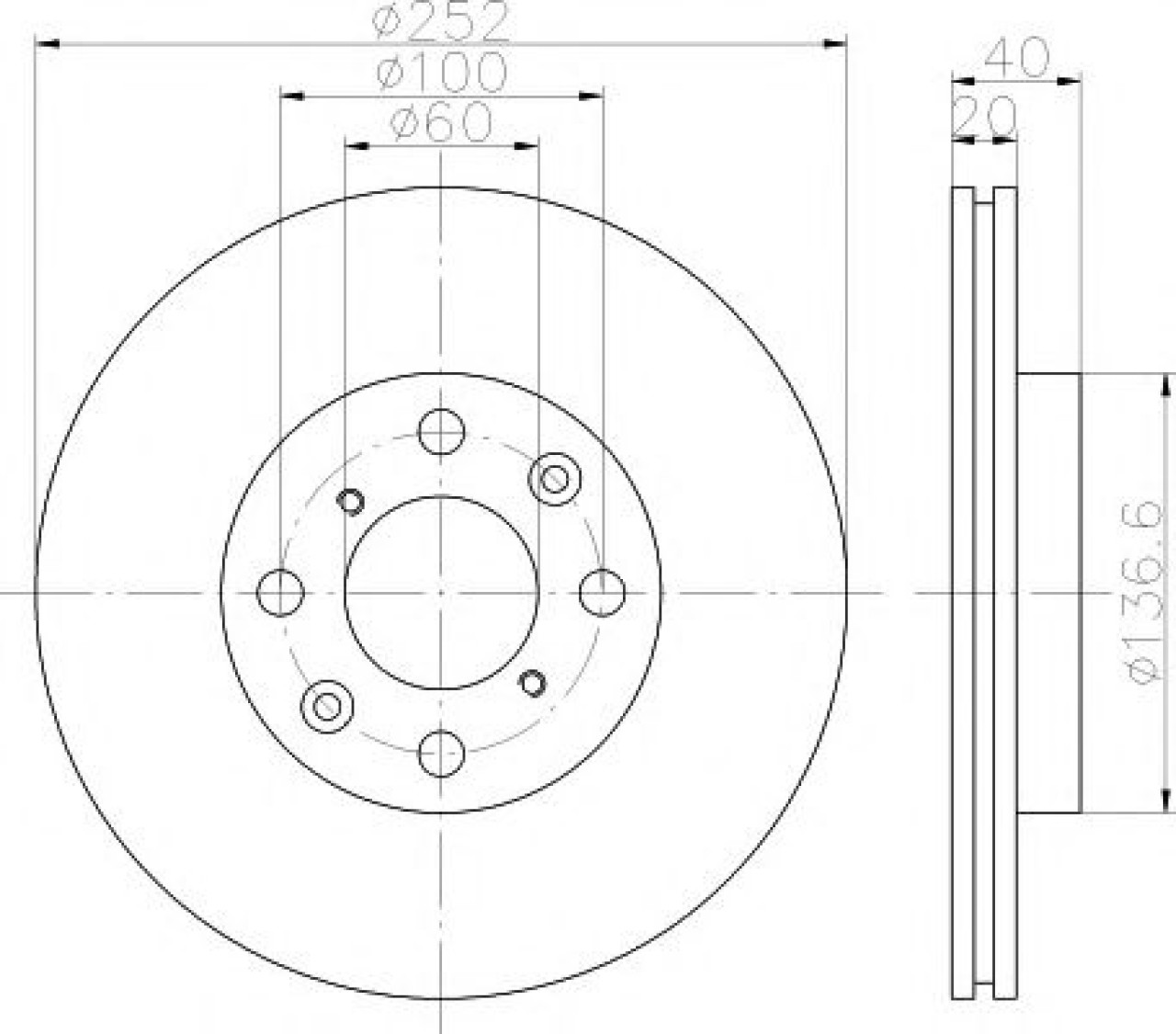 Disc frana OPEL AGILA (B) (H08) (2008 - 2016) TEXTAR 92148903 piesa NOUA