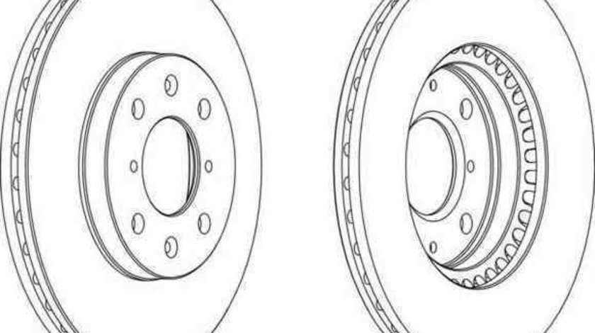 Disc frana OPEL AGILA B H08 FERODO DDF1520