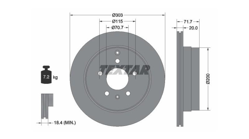 Disc frana Opel ANTARA 2006-2016 #2 0986479268