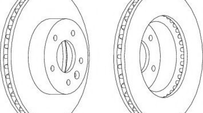 Disc frana OPEL ANTARA (2006 - 2016) FERODO DDF1625 piesa NOUA