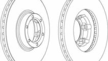 Disc frana OPEL ARENA bus FERODO DDF160-1