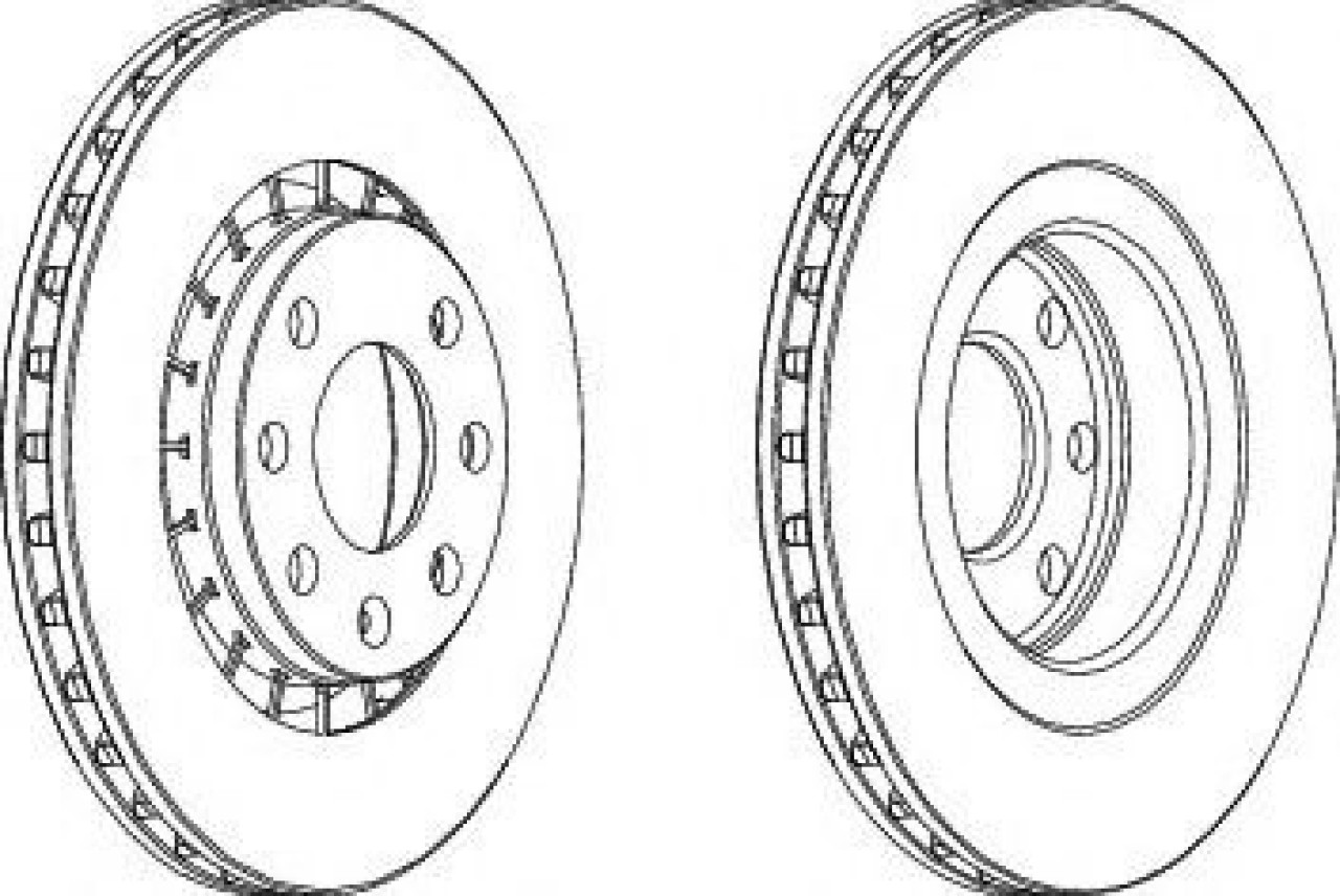 Disc frana OPEL ASTRA F Combi (51, 52) (1991 - 1998) FERODO DDF206 piesa NOUA
