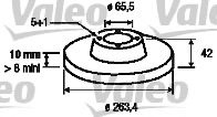 Disc frana OPEL ASTRA G Cabriolet (F67) (2001 - 2005) VALEO 186593 piesa NOUA