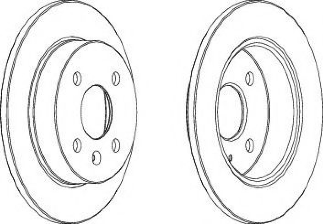 Disc frana OPEL ASTRA G Cabriolet (F67) (2001 - 2005) FERODO DDF1043 piesa NOUA