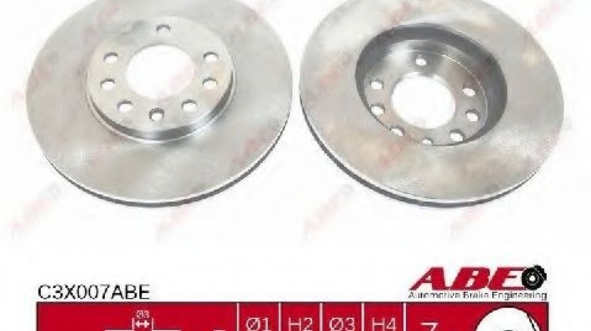 Disc frana OPEL ASTRA G Combi (F35) (1998 - 2009) ABE C3X007ABE piesa NOUA