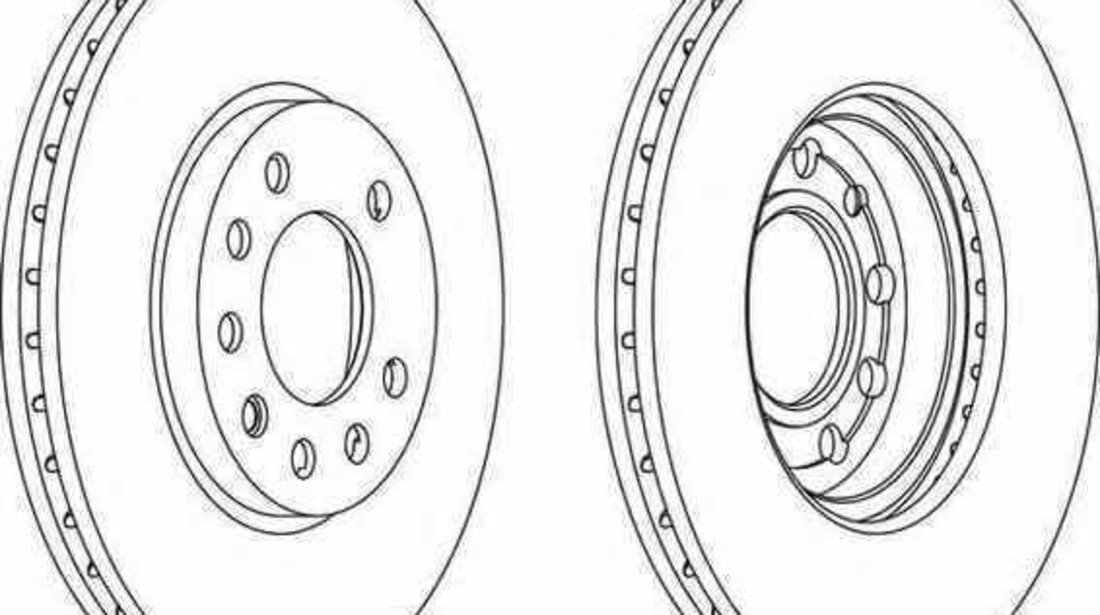 Disc frana OPEL ASTRA G hatchback F48 F08 FERODO DDF1042