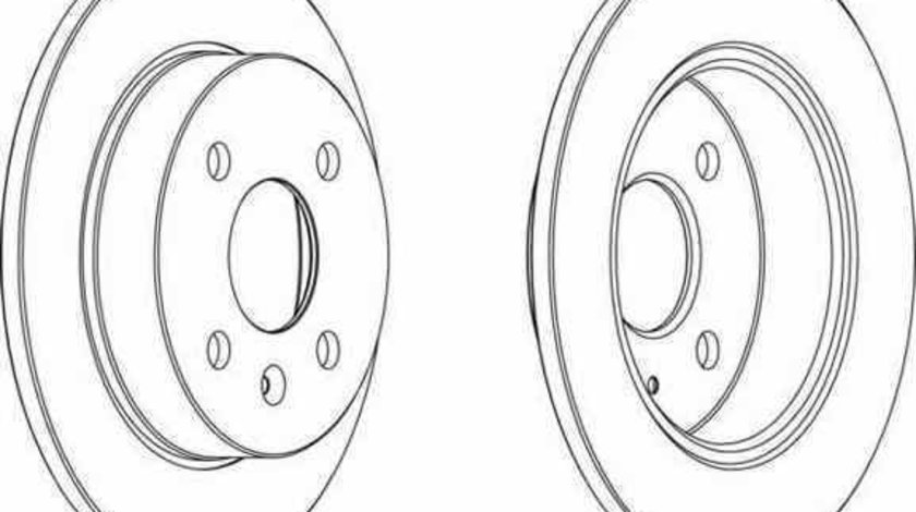 Disc frana OPEL ASTRA G hatchback F48 F08 FERODO DDF1043