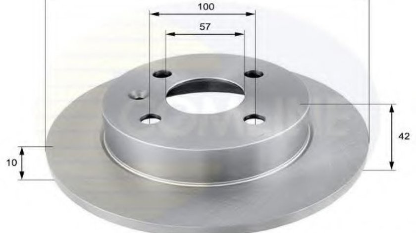 Disc frana OPEL ASTRA H GTC (L08) (2005 - 2016) COMLINE ADC1106 - produs NOU