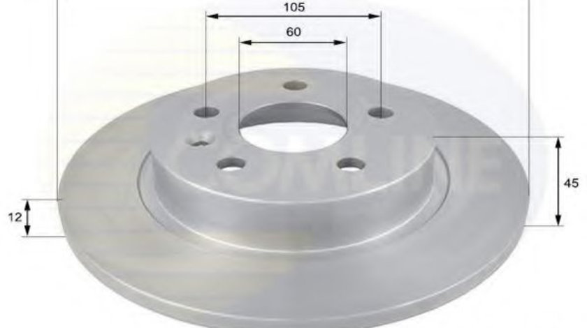 Disc frana OPEL ASTRA J (2009 - 2016) COMLINE ADC1152 piesa NOUA