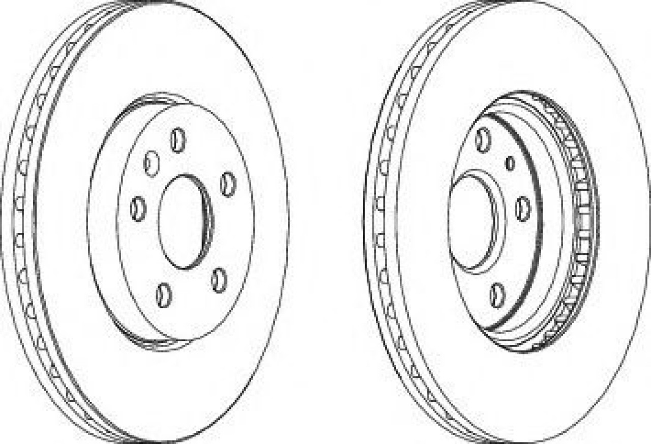 Disc frana OPEL ASTRA J Sports Tourer (2010 - 2016) FERODO DDF1722C-1 piesa NOUA