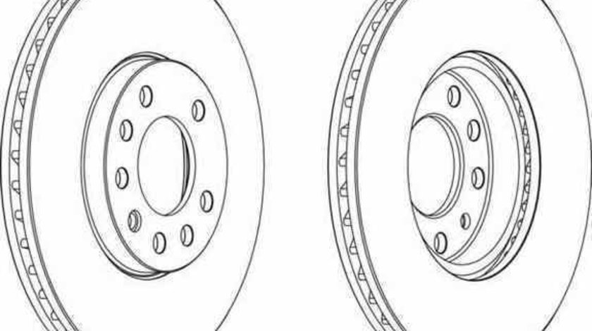 Disc frana OPEL CALIBRA A 85 FERODO DDF810