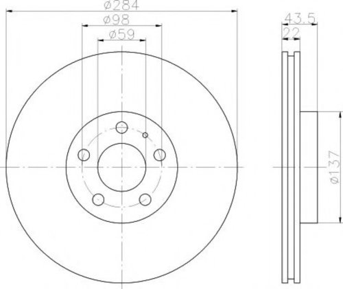 Disc frana OPEL COMBO Combi (X12) (2012 - 2016) TEXTAR 92046803 piesa NOUA