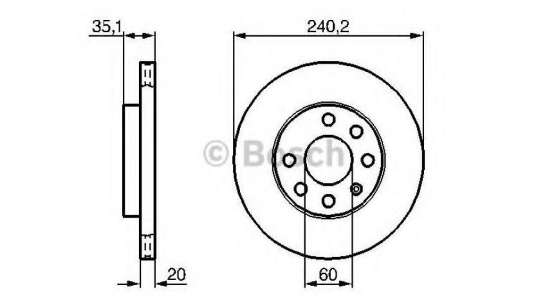 Disc frana Opel CORSA C (F08, F68) 2000-2009 #3 09863510