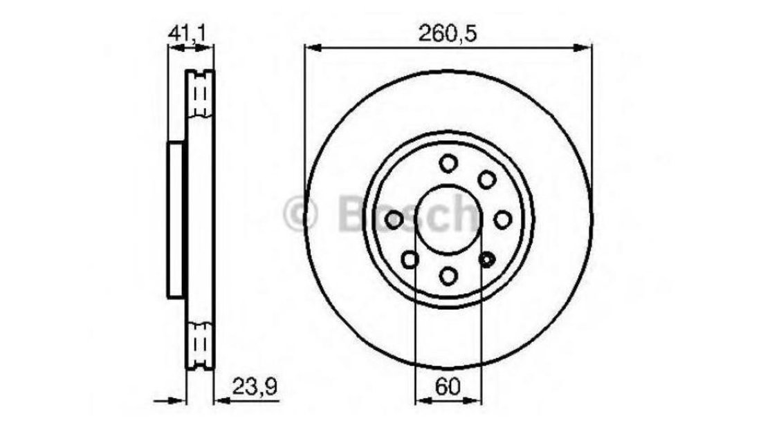 Disc frana Opel CORSA C (F08, F68) 2000-2009 #3 09127967