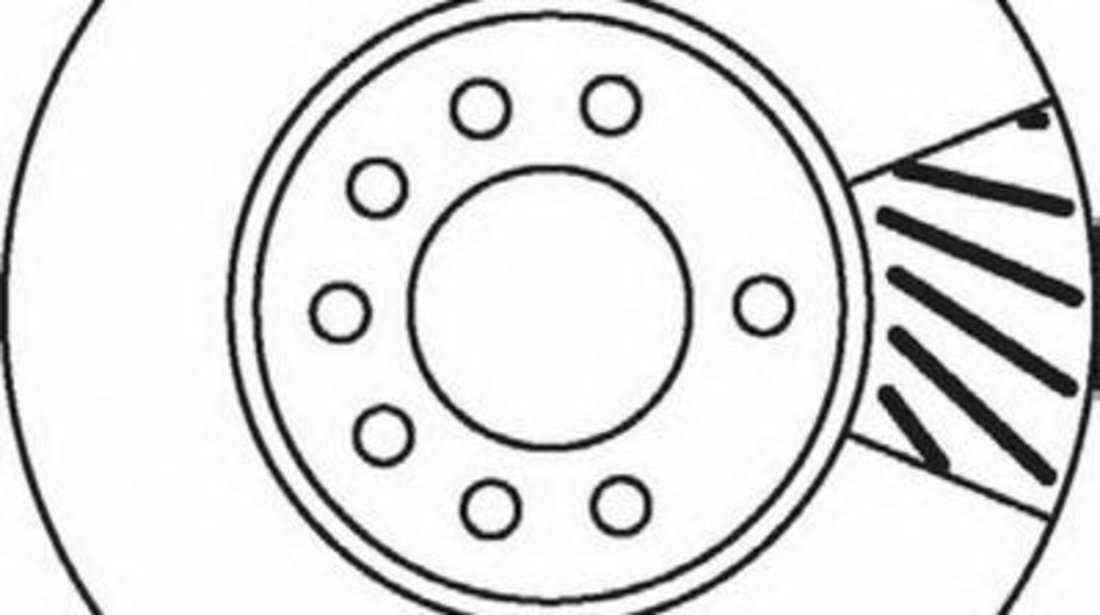 Disc frana OPEL CORSA C (F08, F68) (2000 - 2009) JURID 562070JC piesa NOUA