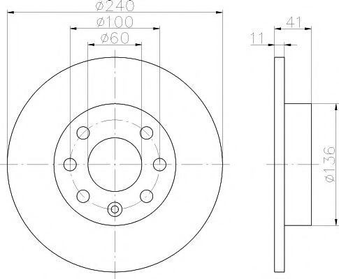 Disc frana OPEL CORSA C (F08, F68) (2000 - 2009) TEXTAR 92111303 piesa NOUA