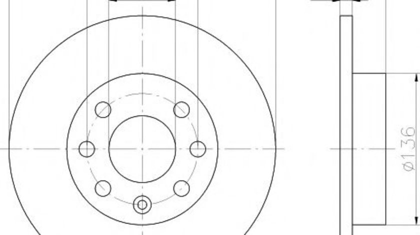 Disc frana OPEL CORSA C (F08, F68) (2000 - 2009) TEXTAR 92111303 piesa NOUA