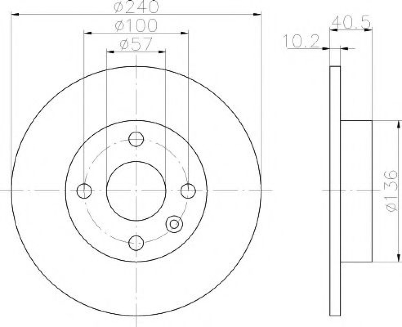 Disc frana OPEL CORSA C (F08, F68) (2000 - 2009) TEXTAR 92111003 piesa NOUA